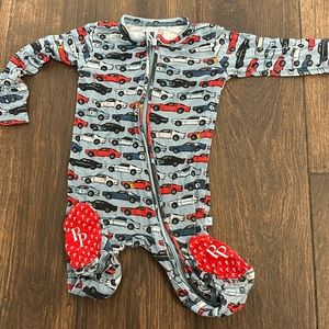 Posh peanut miles 3-6 months footie pajamas